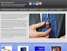 Tablet Screenshot of barrydeutsch.net